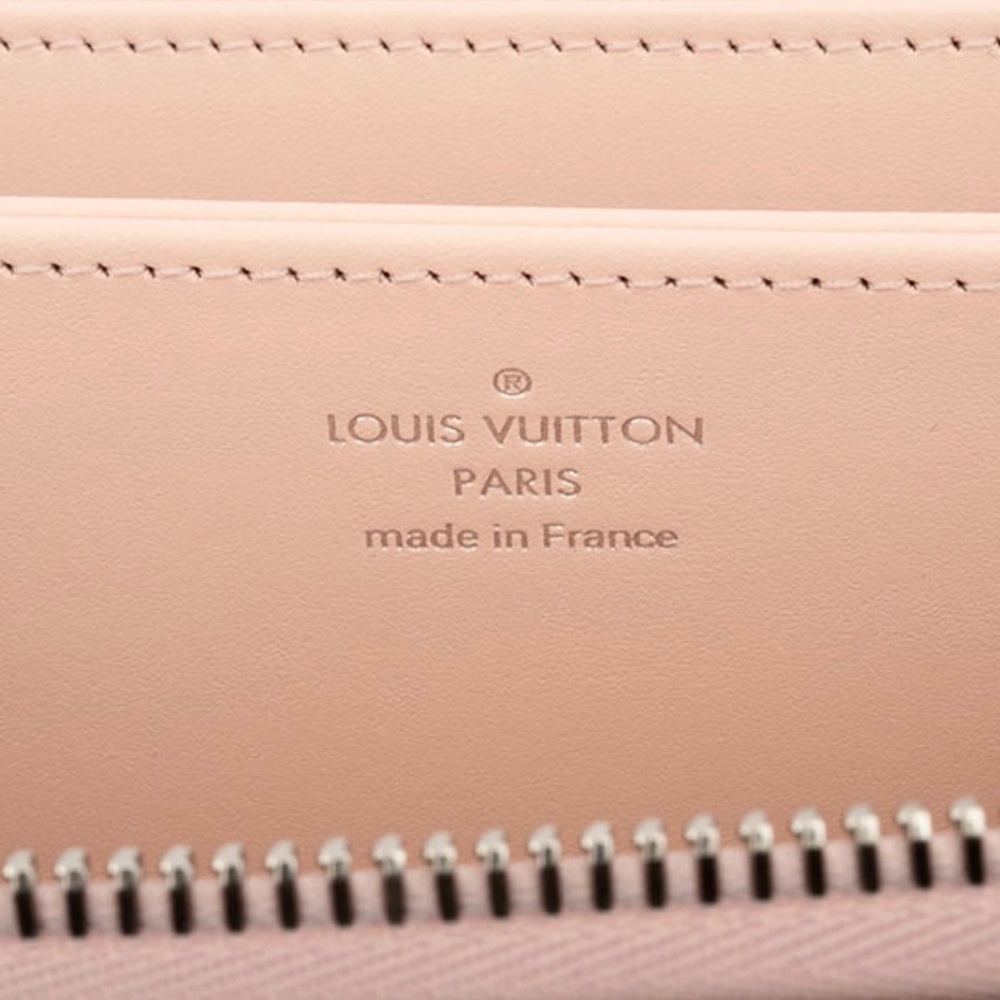 Louis Vuitton Monogram Mahina Zippy Pink Jasmine Wallet - Picture 12 of 13